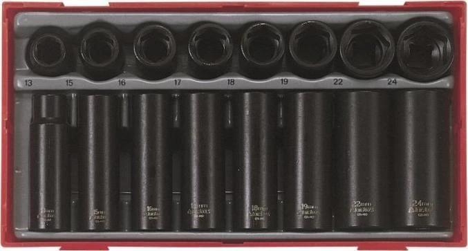 TengTools Smūginių sukimo galvučių komplektas Teng Tools TT9116; 16 vnt.