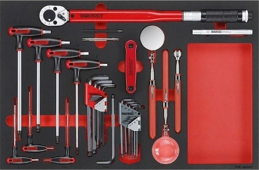 TengTools Įrankių komplektas Teng Tools TTEX17; EVA; 17 vnt.