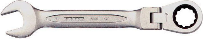 TengTools Raktas su terkšle Teng Tools 600510RF; 10 mm; 136 mm