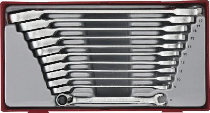 TengTools Veržliarakčių komplektas Teng Tools TT6511R; 11 vnt.