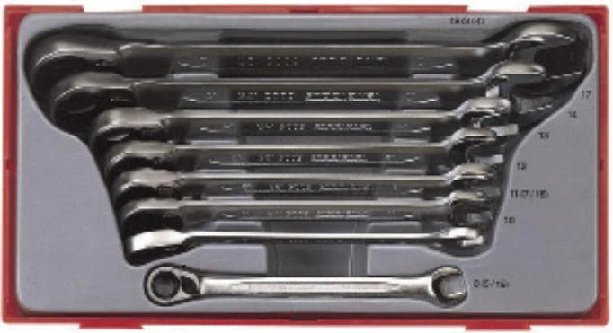 TengTools Terkšlinių veržliarakčių rinkinys Teng Tools TT6508R; 8 vnt.