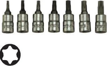 TengTools Galvučių komplektas Teng Tools M1408TX; TX; 7 vnt.