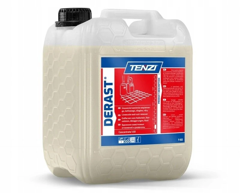 Tenzi koncentratas kalkių ir rūdžių pėdsakams šalinti TENZI, Derast, 10 l