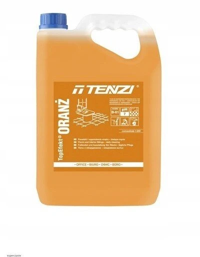Tenzi Neutralny płyn do mycia posadzek TENZI, Topefekt, zapach pomarańczy, Oranż, 5l