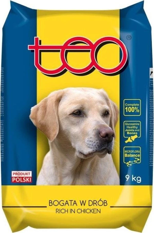 TEO Rich in poultry – sausas Maistas šunims – 9kg