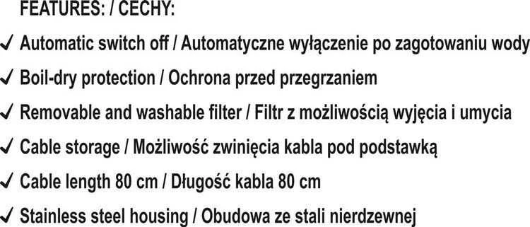 Virdulys LUND ELEKTRINIS STIKLINIS VIRDULIS LED 1.8L