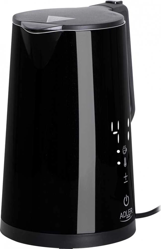 Adler | Virdulys | AD 1345b | Electric | 2200 W | 1.7 L | Nerūdijantis plienas | 360° rotational base | Juodas