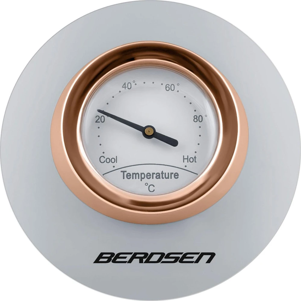 Berdsen Elektrinis virdulys su termometru 1,7 l BD-701 - pilkas