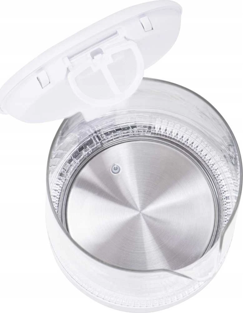 Mesko | Virdulys | MS 1301w | Electric | 1850 W | 1.7 L | Glass | 360° rotational base | Baltas