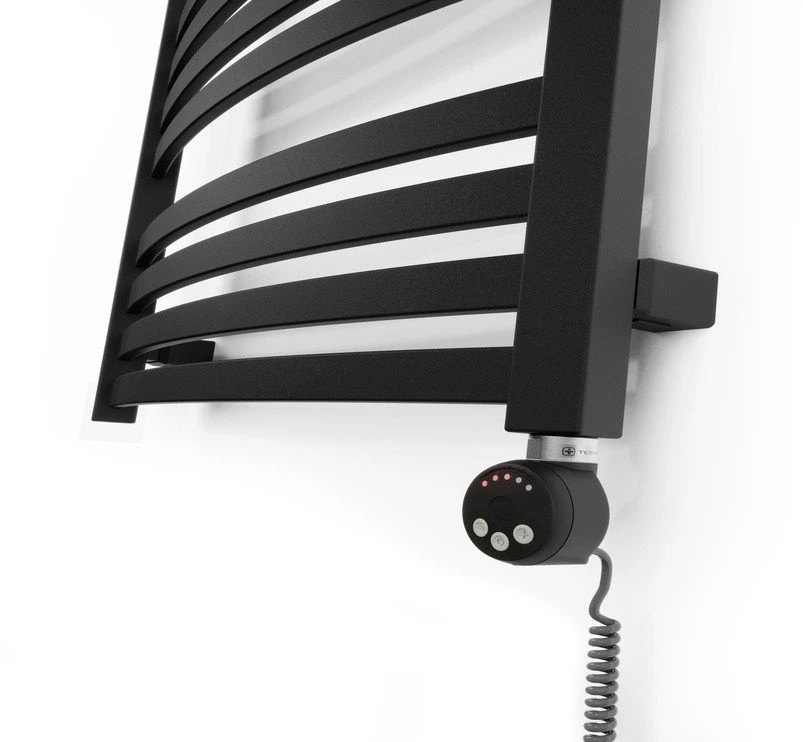Elektrinis rankšluosčių džiovintuvas Terma D01 500 mm x 1210 mm, juodas