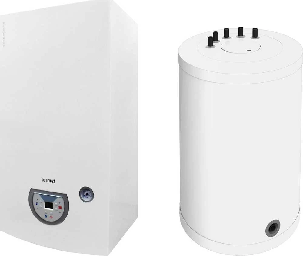 Termet Termet 2 paketas: Sidabrinis Pro 20 kW vienos funkcijos kondensacinis katilas + SG PLUS 120l WKP6151000000-26/G bakas