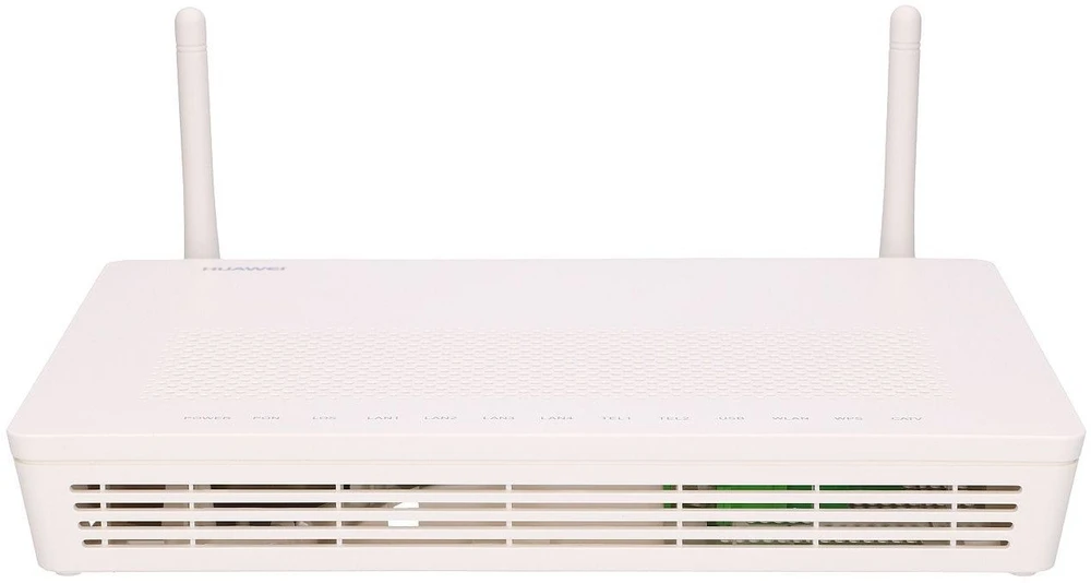 Maršrutizatorius Huawei HG8247H5 | ONT | 2,4 GHz, 1x GPON, 4x RJ45 1000 Mb/s, 1x RJ11, 1x USB, 1x CATV