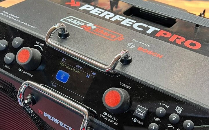 PerfectPro ROCKHART 18V darbo vietos radijas