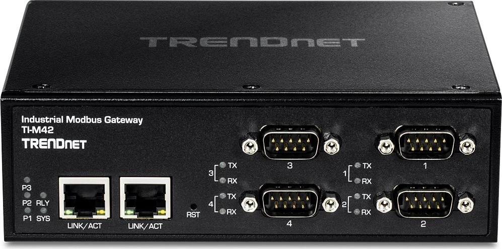 Šakotuvas Terminal sieciowy TRENDnet TRENDnet 4-Port Industrial Modbus Gateway