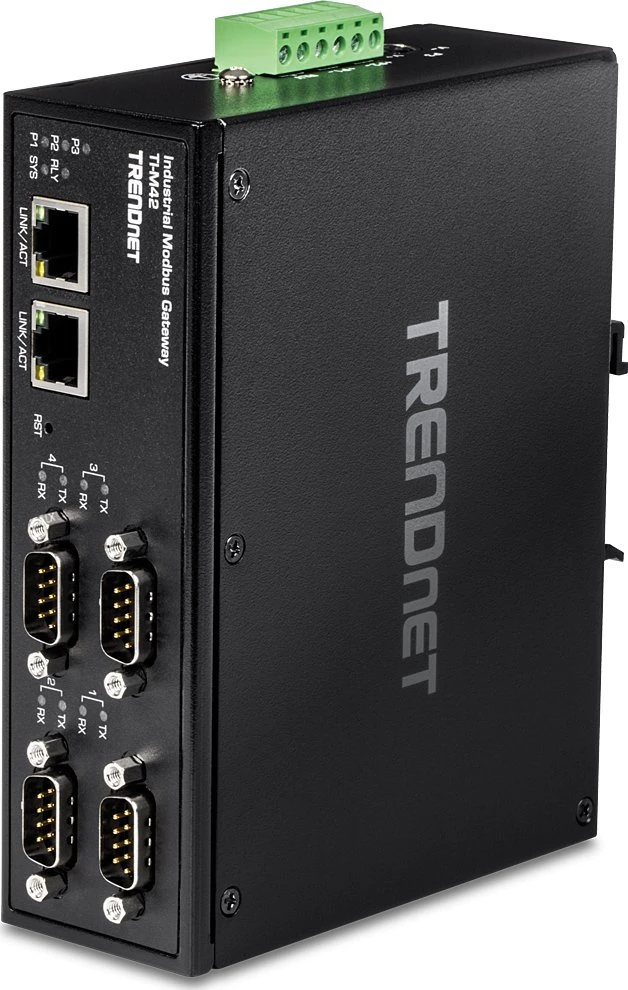 Šakotuvas Terminal sieciowy TRENDnet TRENDnet 4-Port Industrial Modbus Gateway
