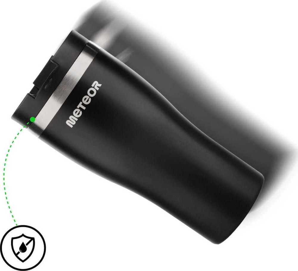 Termopuodelis Meteor 480 ml, juodas