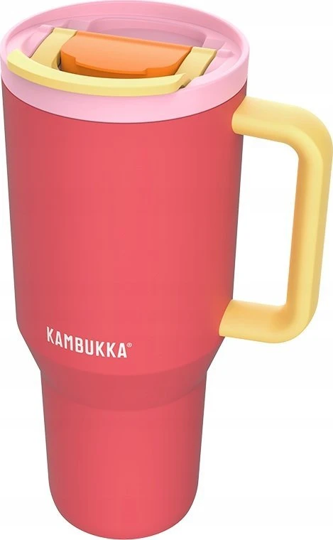 Kambukka Rio Tumbler Rožinė Papaya 950ml raudona