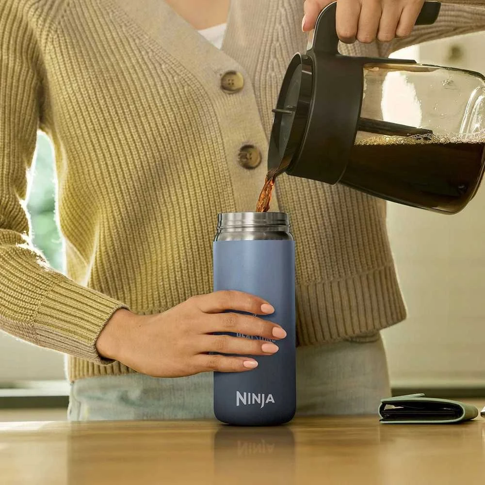 Termopuodelis Ninja Sip Perfect Travel Mug, 400 ml, Mėlynas