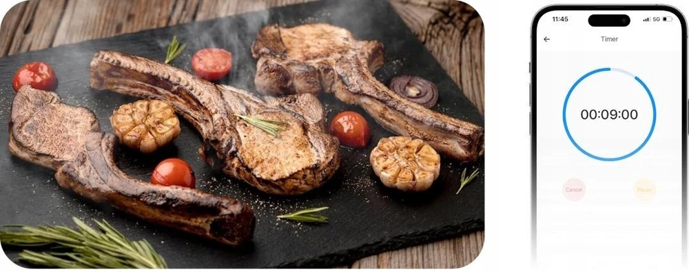 Sonoff BMT01 BBQ išmanusis Bluetooth termometras