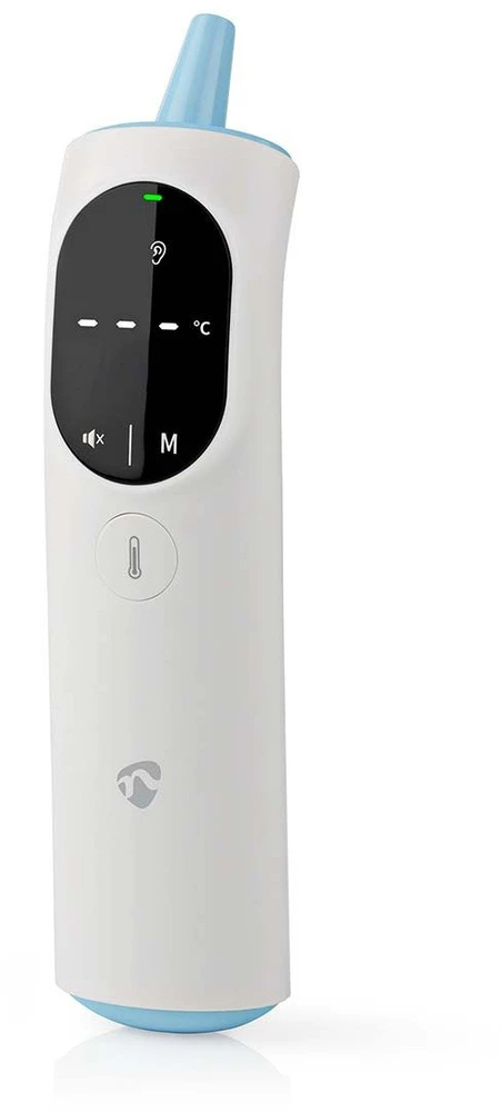„Nedis“ termometras „Nedis SmartLife“ infraraudonųjų spindulių termometras su LED ekranu, skirtas ausims / kaktai, „Baltas“