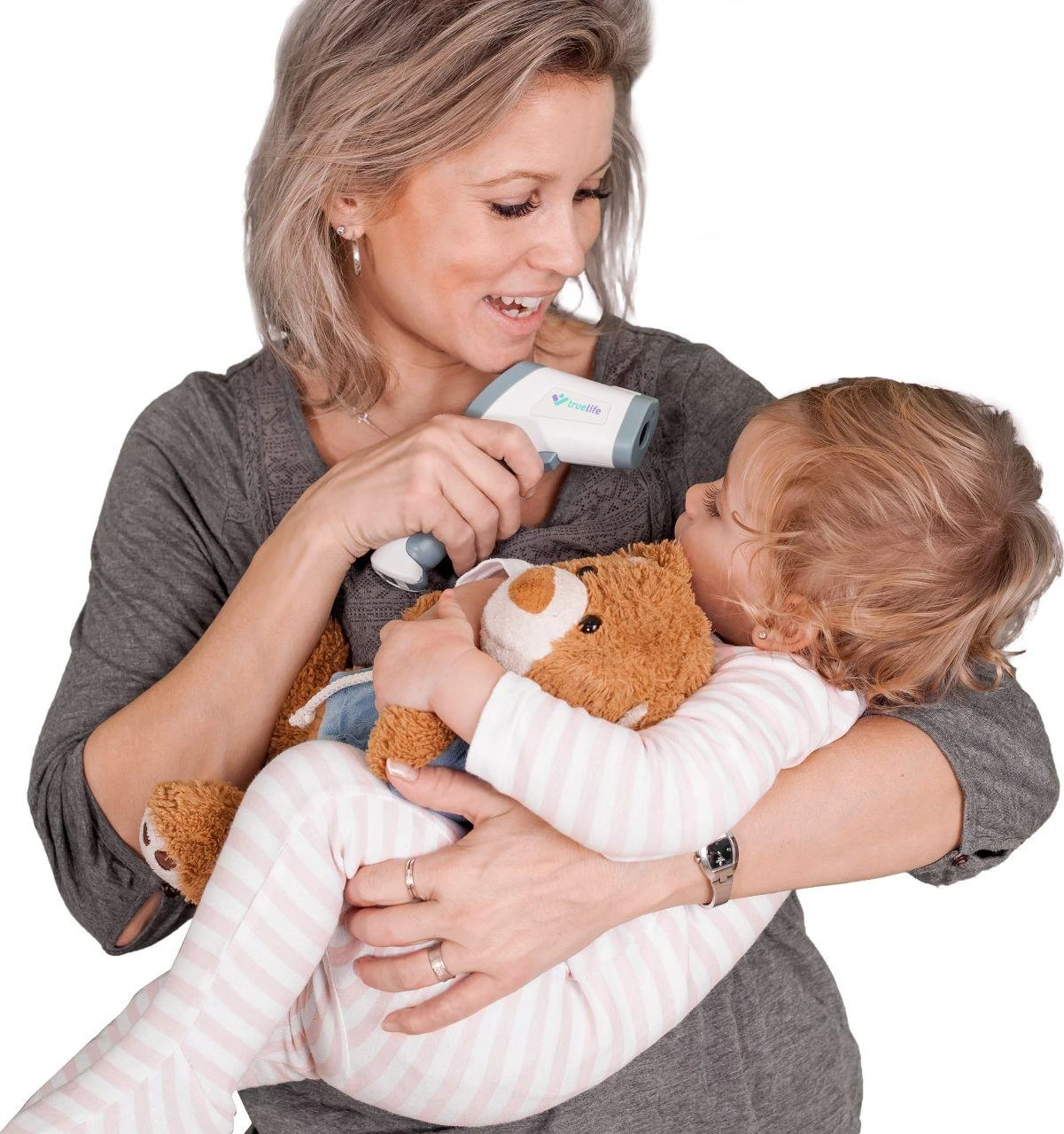 Bekontaktis termometras TrueLife Care Q7, mėlynas