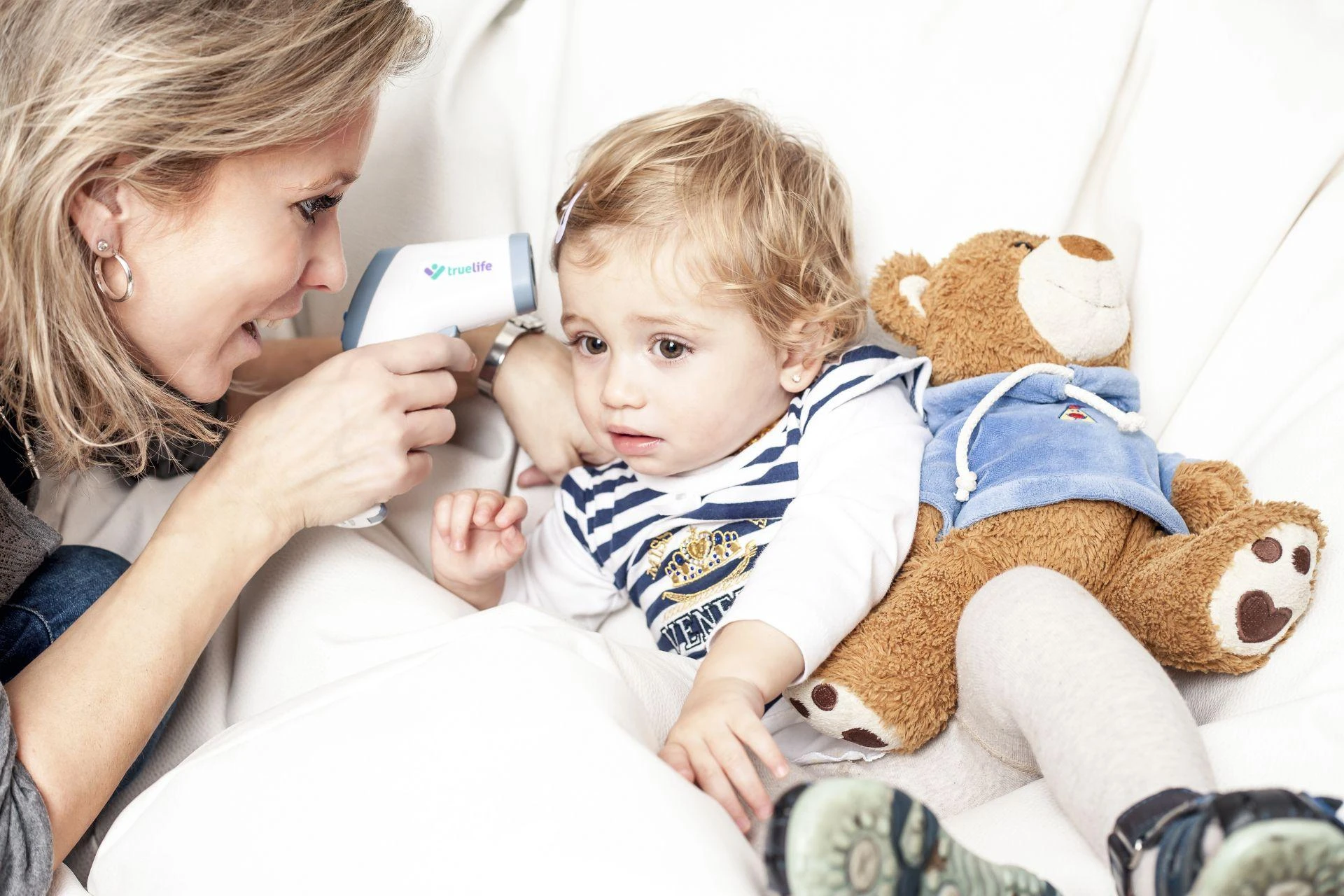 Bekontaktis termometras TrueLife Care Q7, mėlynas