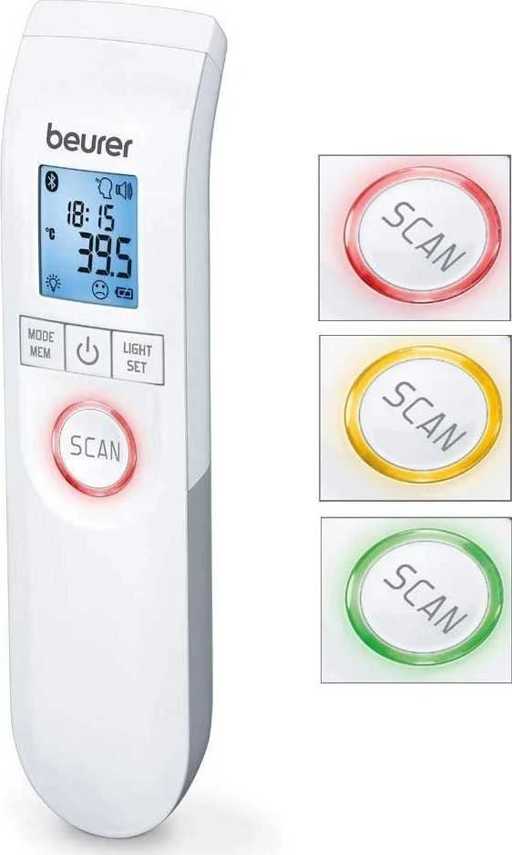 Beurer FT 95 bekontaktis termometras su „Bluetooth“ – 5 metų garantija