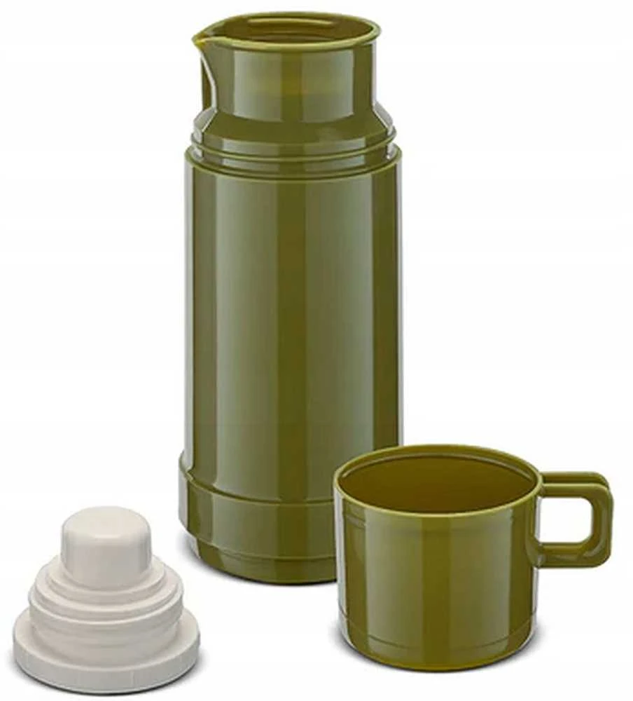 ROTPUNKT Glass thermos, capacity 0.250 l, olive (žalias)