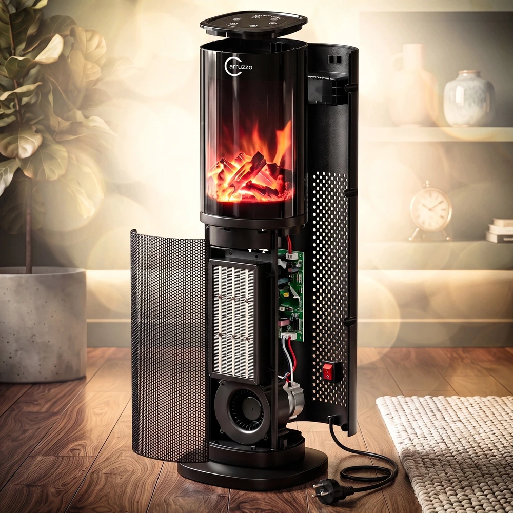 Termowentylator 64cm Q20K1 CARRUZZO juoda