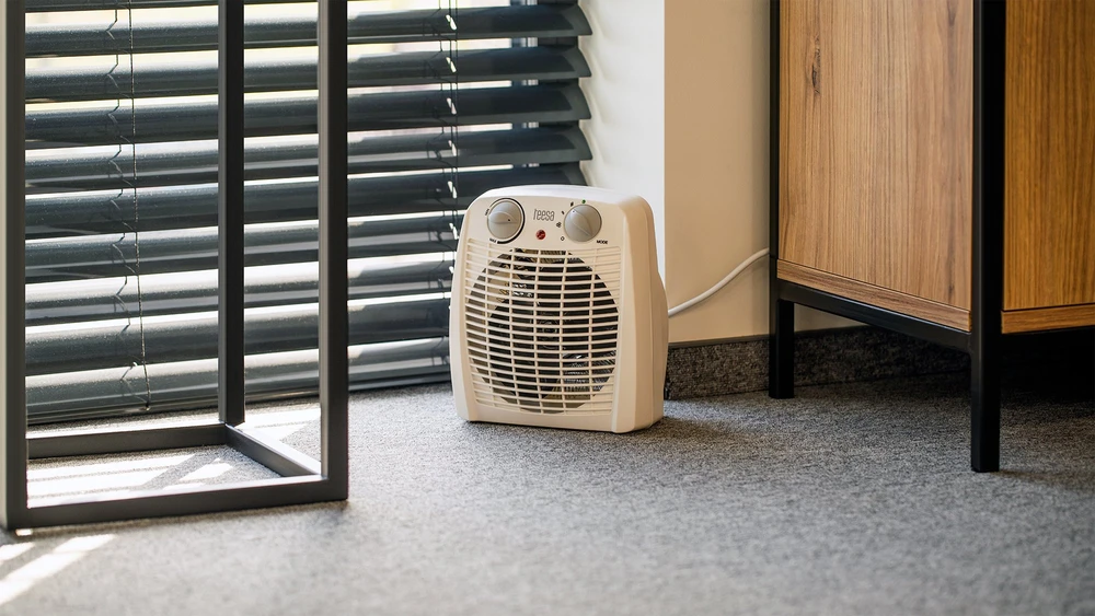 Teesa TSA8059 elektrinis patalpų šildytuvas Baltas 2000 W ventiliatorius elektrinis patalpų šildytuvas