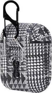 TerraTec Dėklas ochronne AirBox Fabric Grain 3 do AirPods juoda-balta