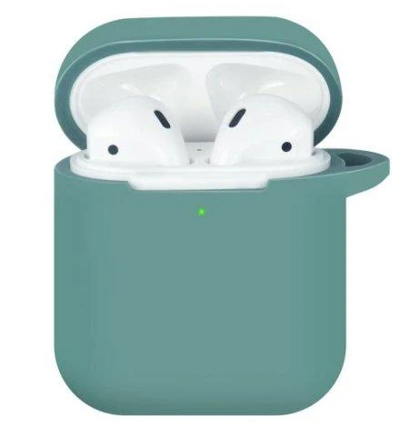 Žalias silikoninis AirPods dėklas