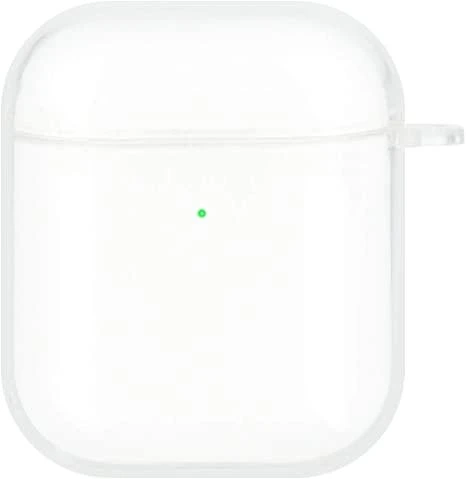 Skaidrus AirPods įkrovimo dėklas su indikatoriumi