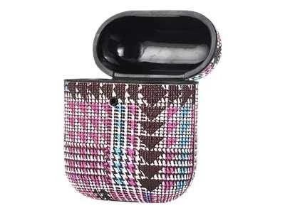 TerraTec Dėklas ochronne AirBox Fabric Grain 2 do AirPods rožinė