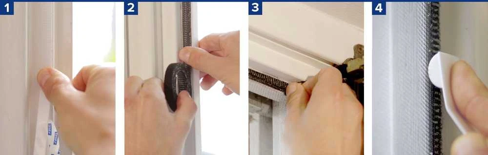 TESA TINKLAS NUO UODŲ APSAUGOS SAULĖS LANGUI 1,3 m x 1,5 m KOMFORTAS