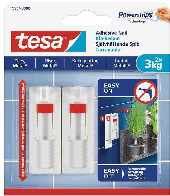 Tesa KABLIUK RĖMEL PAKAB 77764 2X3KG PLYT REG