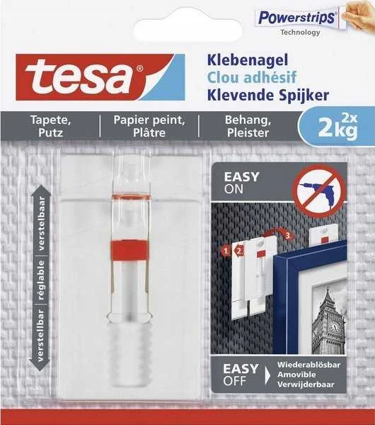 1x2 Tesa reguliuojamas lipnus nagų tapetas ir tinkas 2kg 77777