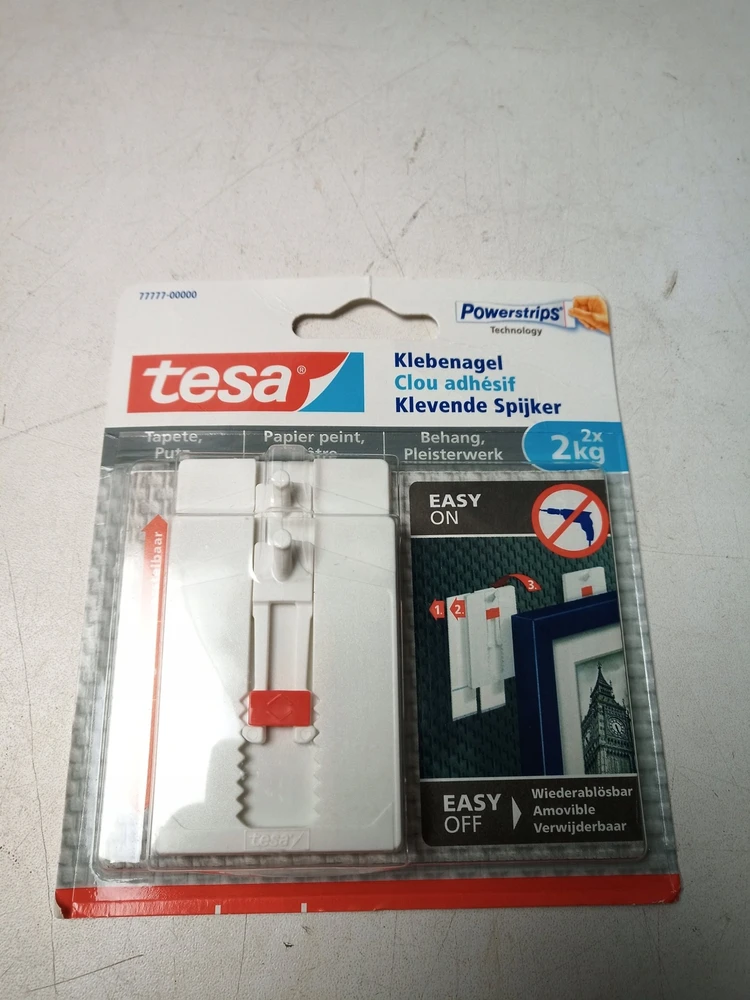1x2 Tesa reguliuojamas lipnus nagų tapetas ir tinkas 2kg 77777