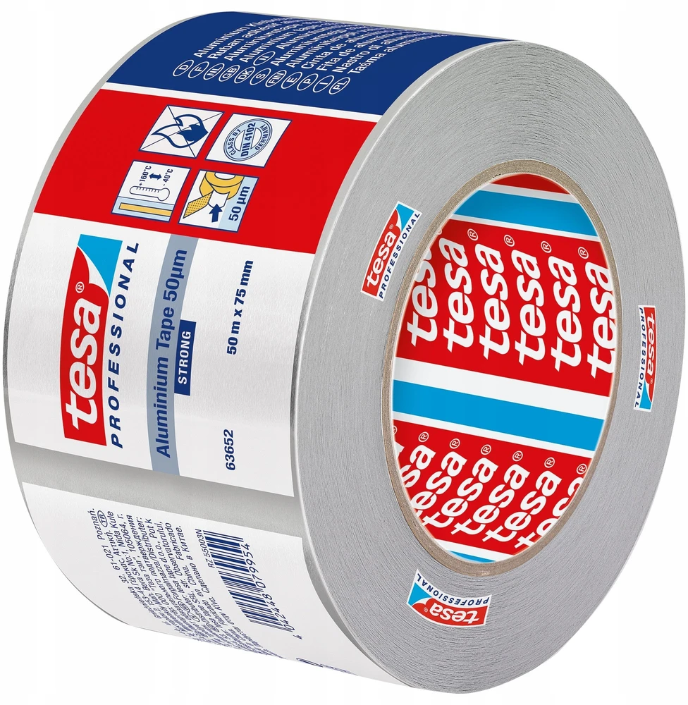 Tesa Taśma aluminiowa 50m:75mm, 63652-00003-01