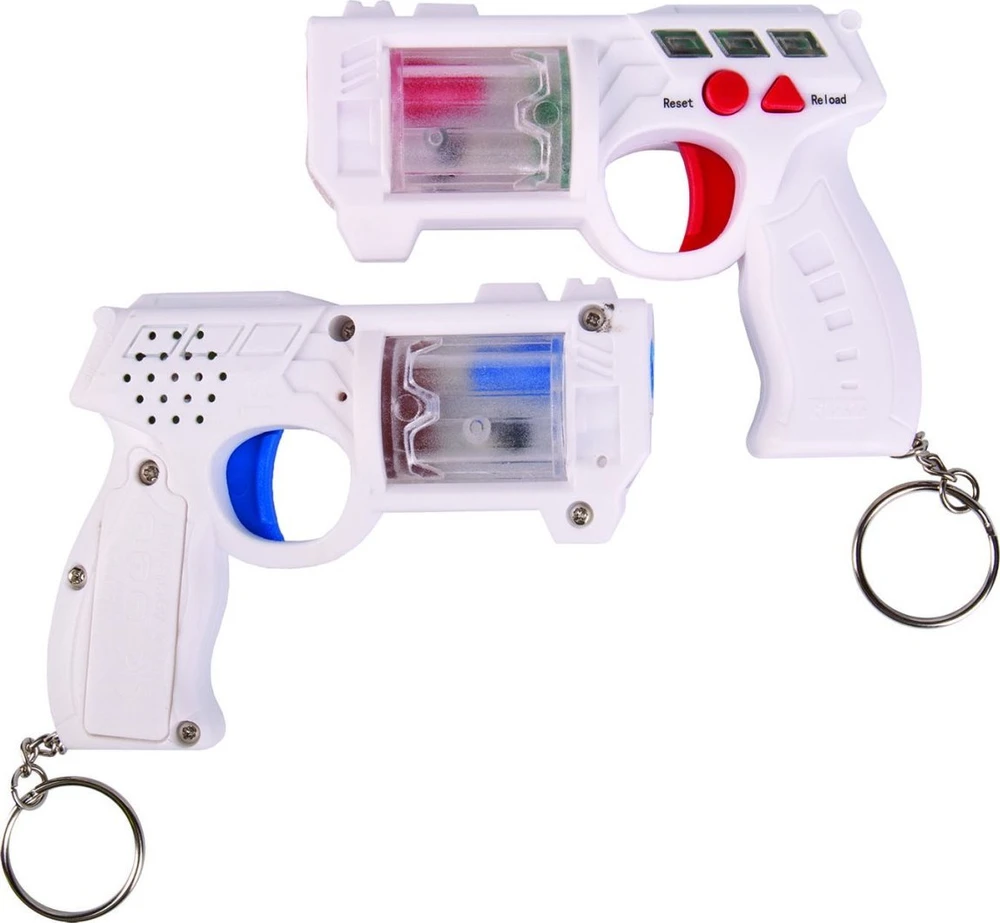 Tesa Fizz Laserpistole 2 vnt. baltas