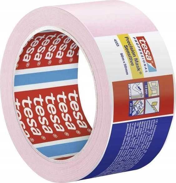 Tesa Prazisionskrepp / Abdeckband Sensitive, 50 m x 50mm Tesa