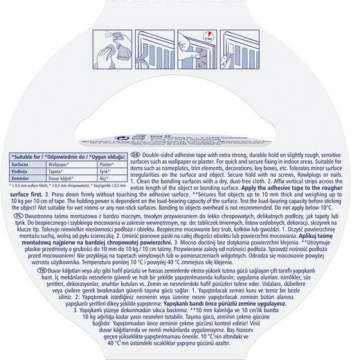 TESA DVIPUSĖ JUOSTA POWERBOND 5m x 19mm TAPETAMS IR TINKUI