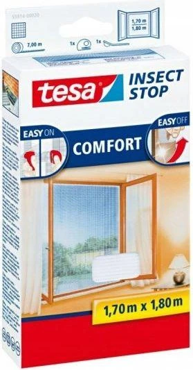 TESA TINKLELIS NUO UODŲ LANGAMS Baltas 1,3 x 1,5m COMFORT