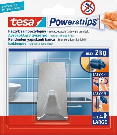 Tesa Powerstrips Metalowy hak Small 1kg