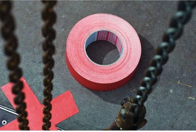 Tesa Taśma 260 gaffer audinio remonto juosta 25 m: 50 mm, mėlyna