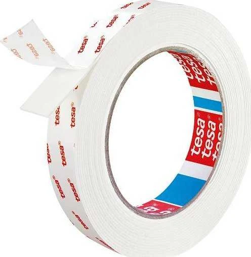 „Tesa“ surinkimo linija, 5 m x 19 mm, tapetams ir tinkui, iki 10 kg/m, balta