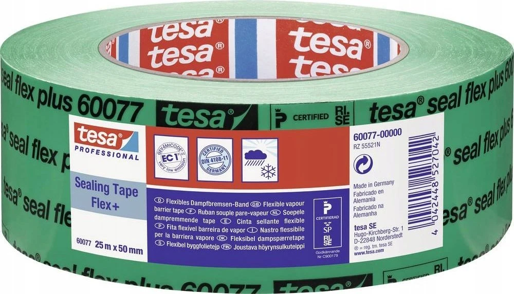 Sandarinimo juosta TESA Seal Flex Plus, 25 x 0,05 m