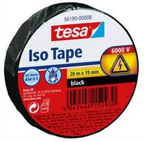 Tesa izoliacinė juosta 20m x 19mm juoda