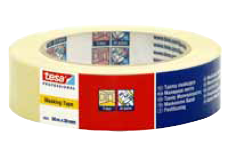 Tesa Taśma Popierinė maskavimo juosta vidaus naudojimui 40 m: 50 mm