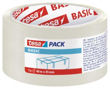 Tesa Taśma Paprasta pakavimo juosta 40 m: 45 mm, skaidri